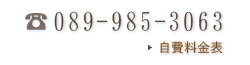 さたけ歯科へのご予約・ご相談は089-985-3063まで